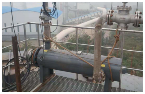 100KW壓縮空氣加熱器，戶(hù)外露天安裝，更高使用溫度300℃